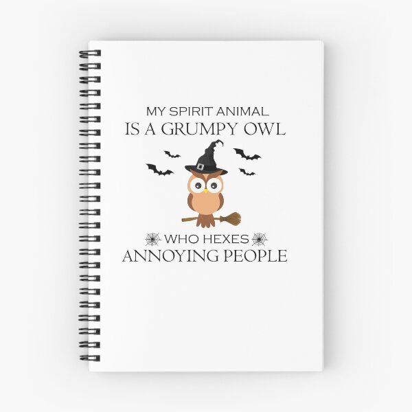 Item preview, My Spirit Animal Is A Grumpy Owl Who Hexes Annoying People designed and sold by imaneless.