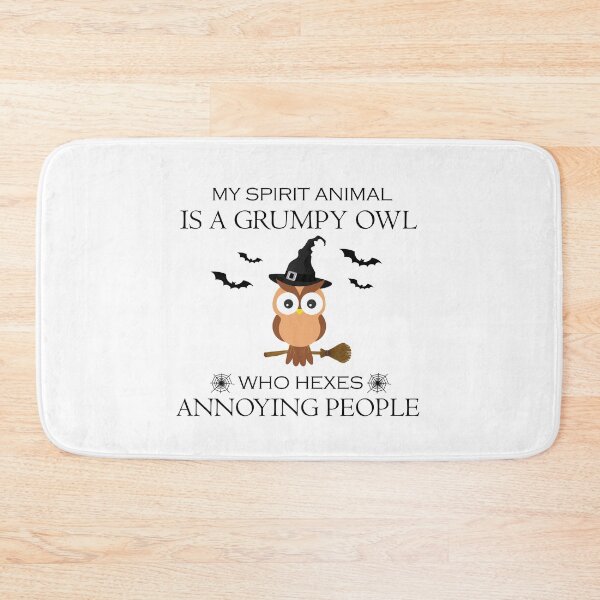 Item preview, My Spirit Animal Is A Grumpy Owl Who Hexes Annoying People designed and sold by imaneless.