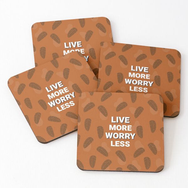 Item preview, Live More Worry Less designed and sold by YOYOCollection.