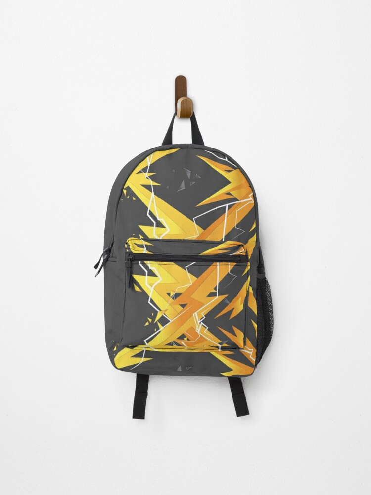 Cool Yellow and Black Lightning Backpack Sale ZODSTER |