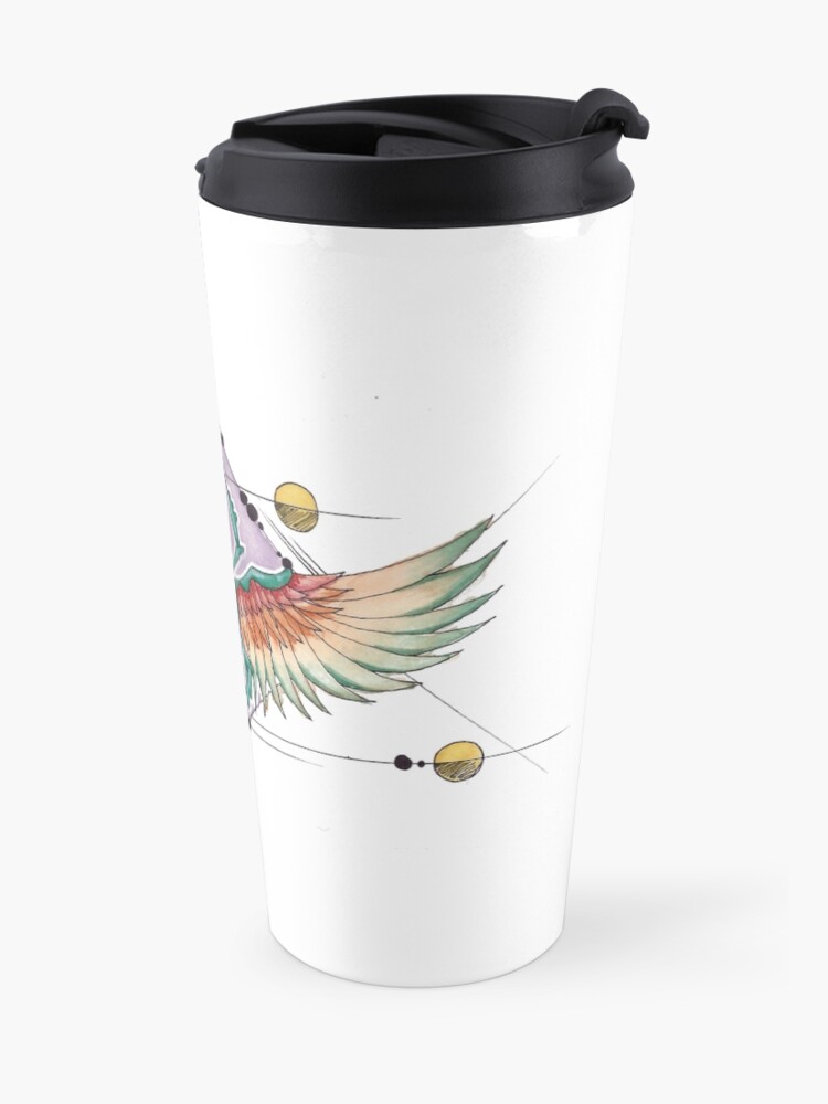 Mug isotherme ''Mighty beetle - Watercolor' : autre vue