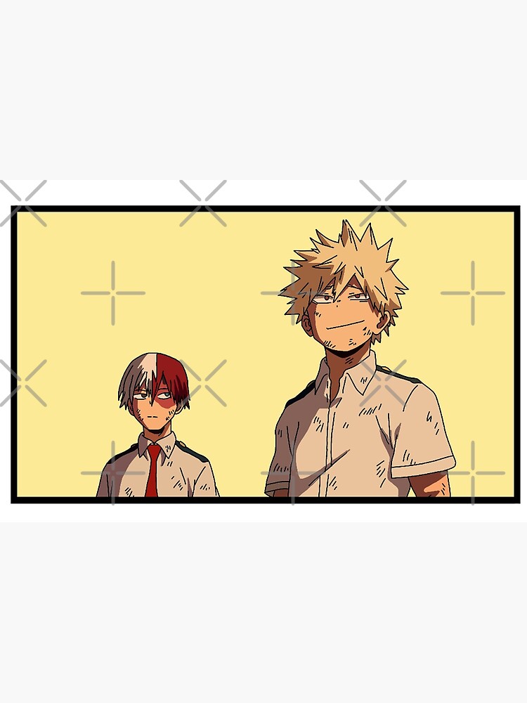 Todobaku My Hero Academia Poster By Sputnikart Redbubble