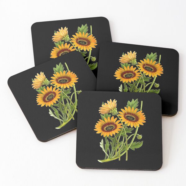 Item preview, Yellow African Daisy Botanical designed and sold by loka-Art.