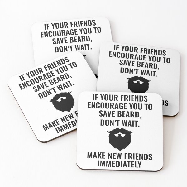 Item preview, Beard Bearded Funny Sayings Humour designed and sold by CuteDesigns1.