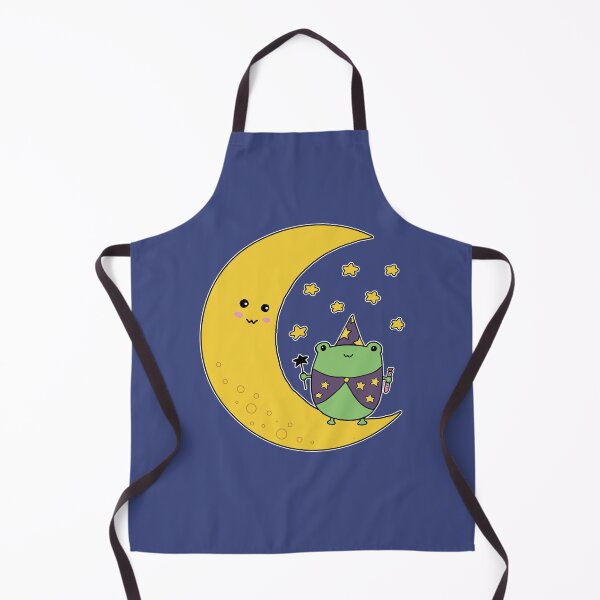 Item preview, Kawaii Moon & Froggy Wizard designed and sold by GrimButterfly.