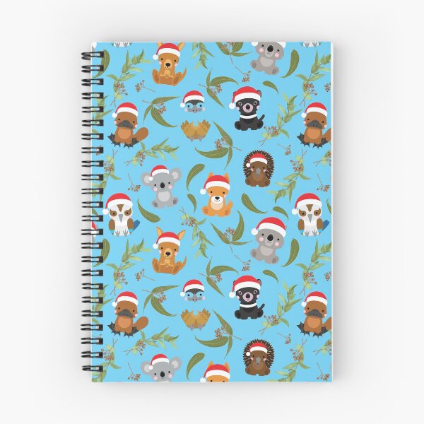 Aperçu de l'œuvre Bébés de Noël australiens bleu créée et vendue par Redhillcreative.