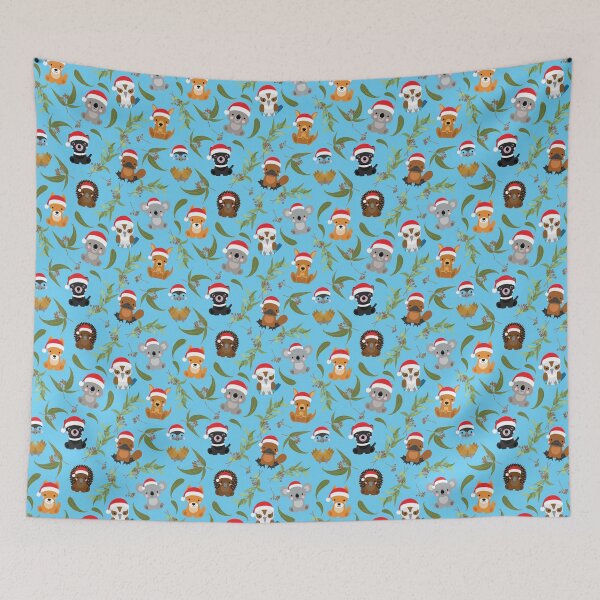 Item preview, Aussie Christmas Babies Blue designed and sold by Redhillcreative.
