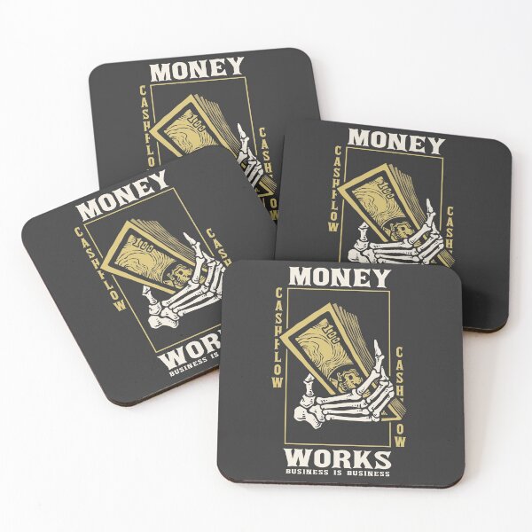 Item preview, Skull Hand Holding Money designed and sold by Peekonet.