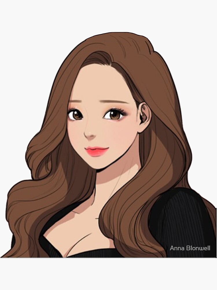 True Beauty Webtoon Smiling Jugyeong Lim Sticker For Sale By