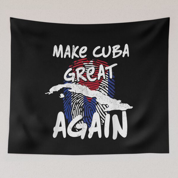 Item preview, make Cuba great again Cuban Flag Vintage  designed and sold by loka-Art.