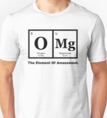 OMG das Element der Verwunderung, Science Humor Slim Fit T-Shirt