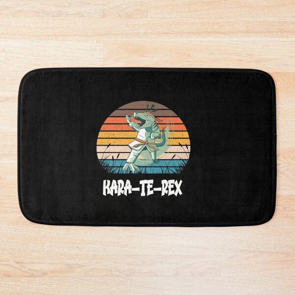 Item preview, Kara-Te-Rex Funny Dinosaur playing Karate Tshirt designed and sold by Hema Thilakaratne.