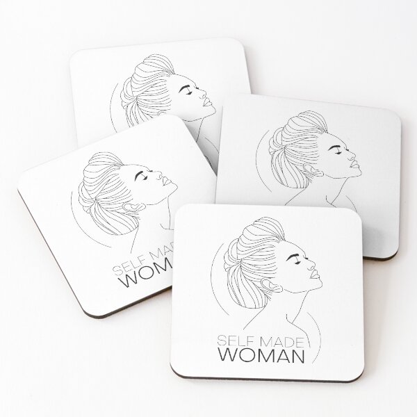 Item preview, self made woman - illustration designed and sold by cruzzcreation.