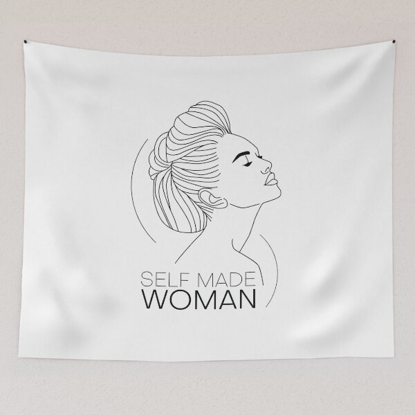 Item preview, self made woman - illustration designed and sold by cruzzcreation.