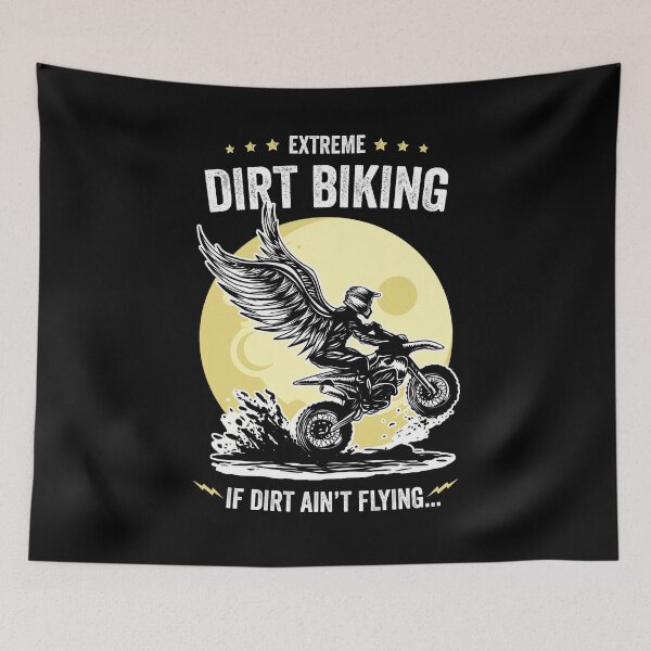 Item preview, Extreme Dirt Biking If You Dirt Ain't Flying designed and sold by Uppercase Tees.