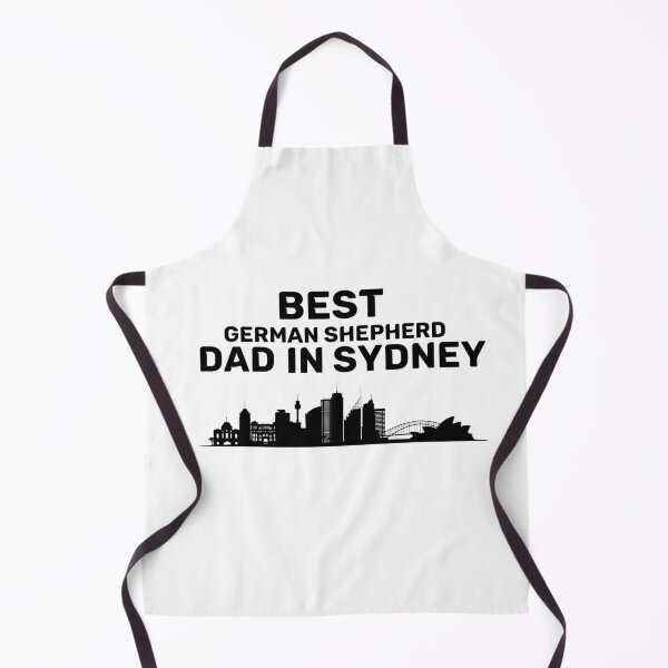 Item preview, German Shepherd dad - Sydney - Best dad - Skyline - Black designed and sold by Beyond Words.
