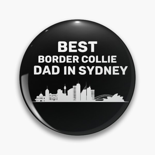 Item preview, Border Collie dad - Sydney - Best dad - Skyline designed and sold by Beyond Words.