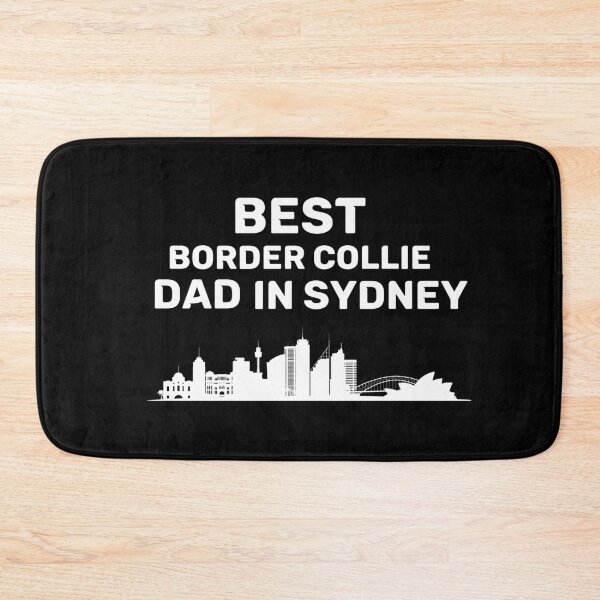 Item preview, Border Collie dad - Sydney - Best dad - Skyline designed and sold by Beyond Words.