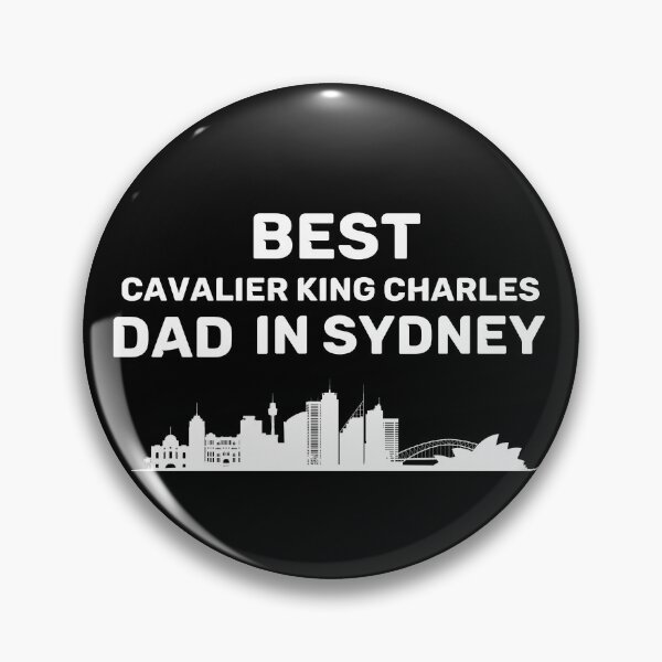Item preview, Cavalier King Charles dad - Sydney - Best dad - Skyline designed and sold by Beyond Words.