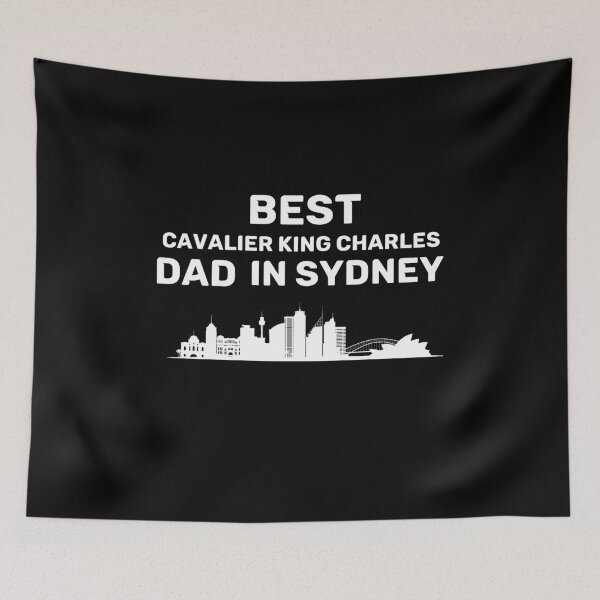 Item preview, Cavalier King Charles dad - Sydney - Best dad - Skyline designed and sold by Beyond Words.