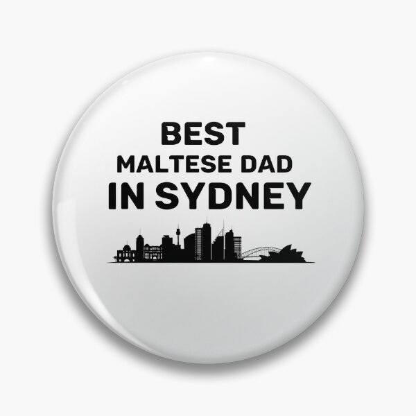 Item preview, Maltese dad - Sydney - Best dad - Skyline - Black designed and sold by Beyond Words.