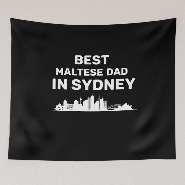Item preview, Maltese dad - Sydney - Best dad - Skyline designed and sold by Beyond Words.