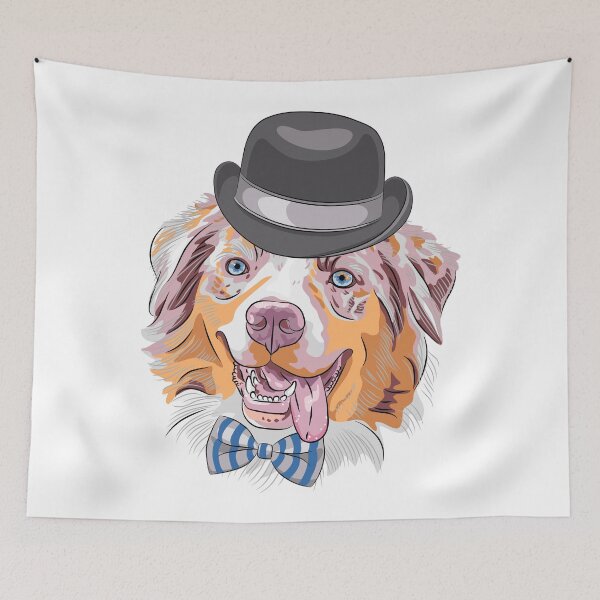 Item preview, Australian Shepherd Watercolor designed and sold by SenGift.