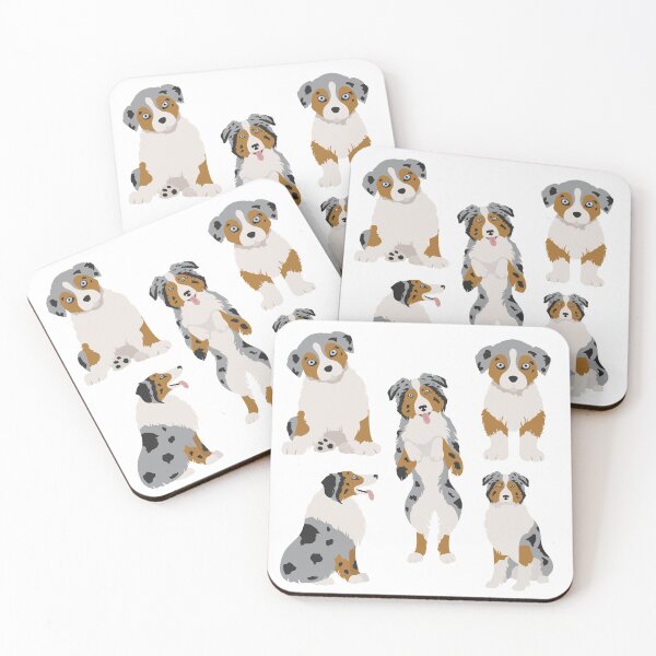 Item preview, Australian Shepherd Watercolor designed and sold by SenGift.