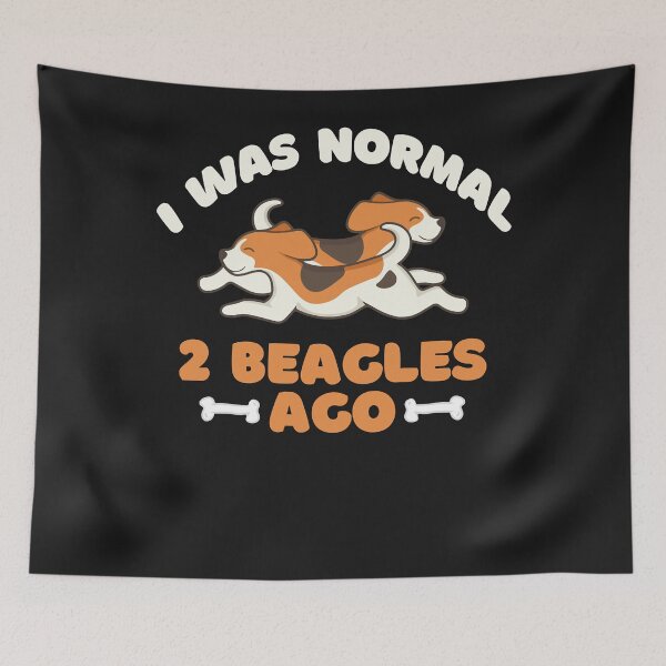 Item preview, Beagle Dog Lover - I Was Normal 2 Beagles Ago Long Sleeve designed and sold by jimmiexq.