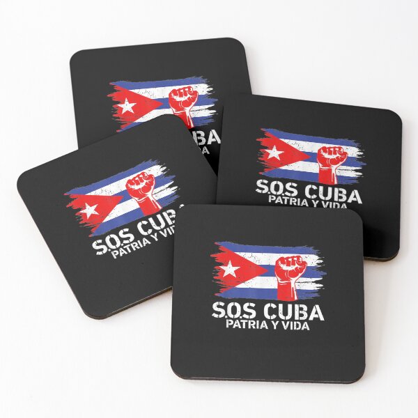 Item preview, SOS Cuba El cambio es ya Abajo la Dictadura Bandera Cubana designed and sold by loka-Art.