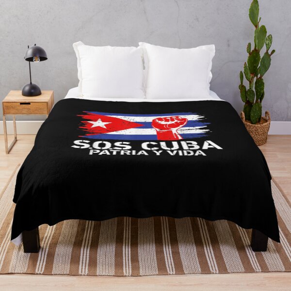 Item preview, SOS Cuba El cambio es ya Abajo la Dictadura Bandera Cubana designed and sold by loka-Art.