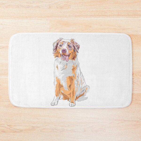 Item preview, Australian Shepherd Watercolor designed and sold by SenGift.