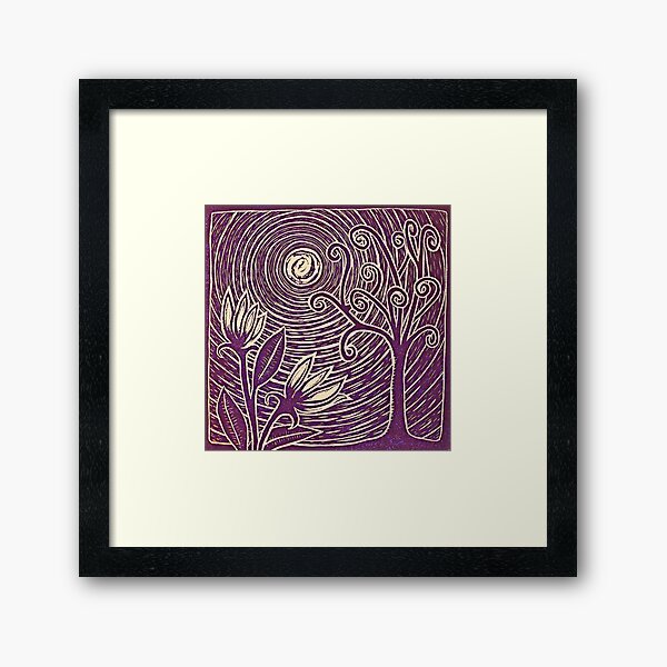 Aperçu de l'œuvre Moonflower Blue créée et vendue par leonitalee.
