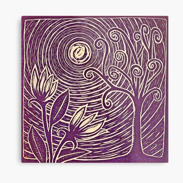 Aperçu de l'œuvre Moonflower Blue créée et vendue par leonitalee.