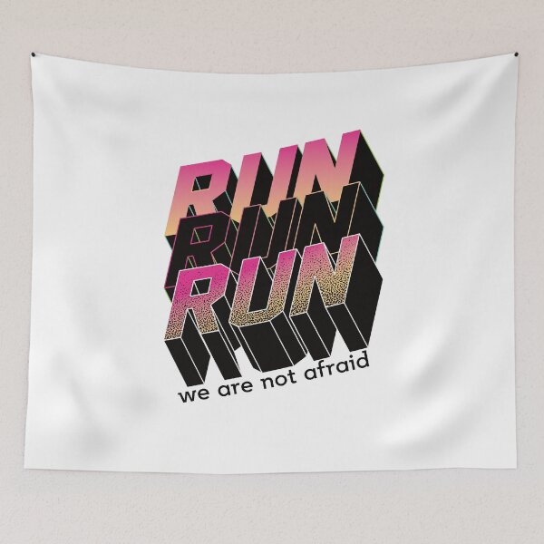 Item preview, we are not afraid run  designed and sold by Queengood.