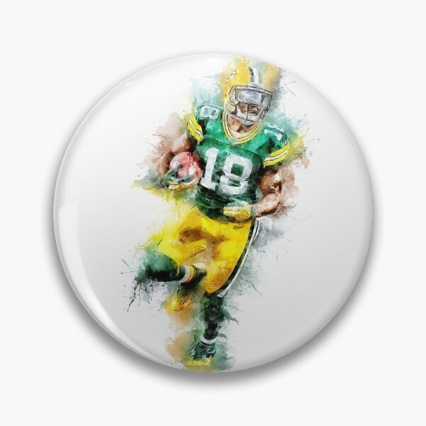 Item preview, Football Player AWESOME abstract watercolor splatter artwork for all the GRIDIRON fans designed and sold by Naumovski.