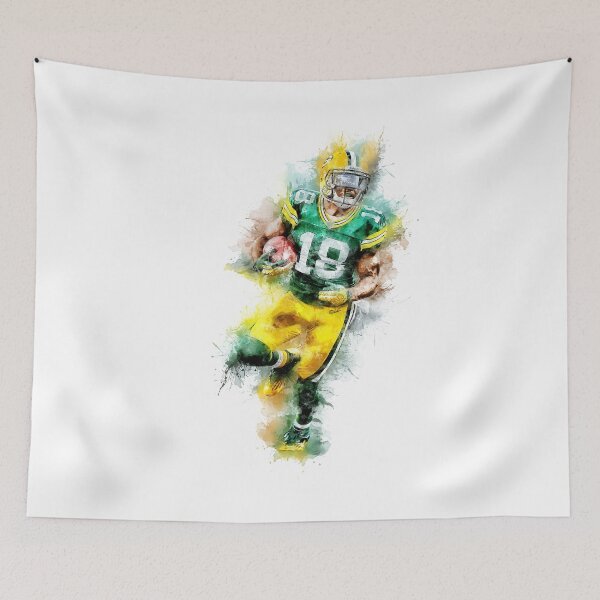 Item preview, Football Player AWESOME abstract watercolor splatter artwork for all the GRIDIRON fans designed and sold by Naumovski.