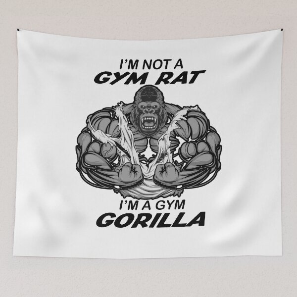 Item preview, I'm not a gym rat I'm a gym gorilla , Gift for gym lovers  designed and sold by justbejoker.