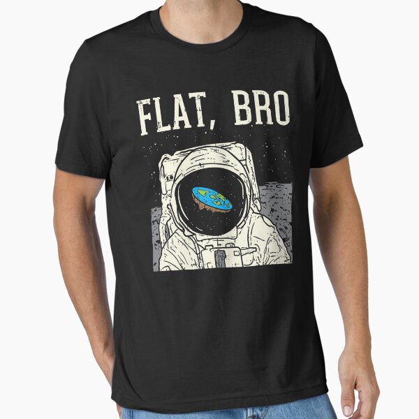 Item preview, Flat Bro Astronaut Space Funny Earth Conspiracy Theory designed and sold by anandastore.