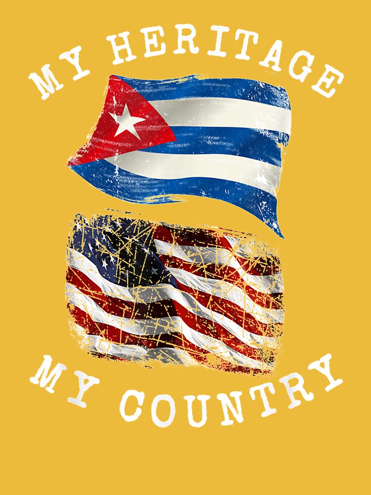 レディースファッション My Heritage My Country Cuban American T-Shirt My Heritage My Country Cuban American