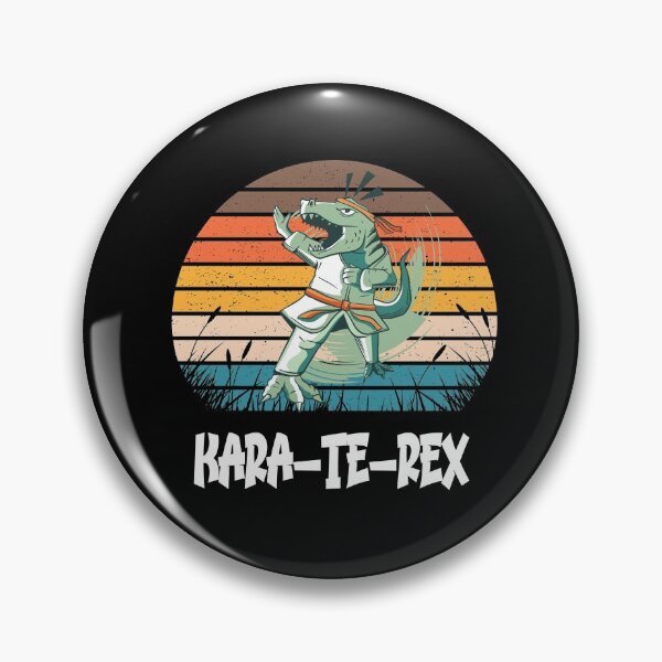 Item preview, Kara-Te-Rex Funny Dinosaur playing Karate Tshirt designed and sold by Hema Thilakaratne.