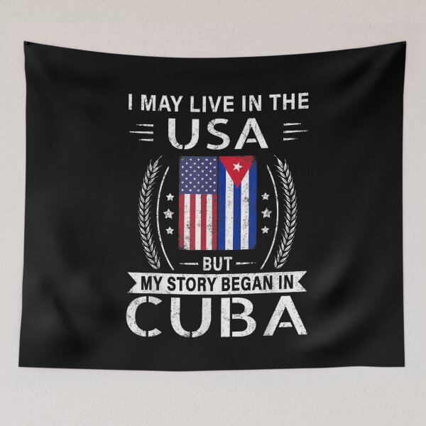 Item preview,  American Cuban Flag- My Story Began In Cuba designed and sold by loka-Art.