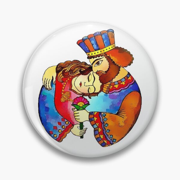 Item preview, Ancient persian king and queen designed and sold by doniainart.