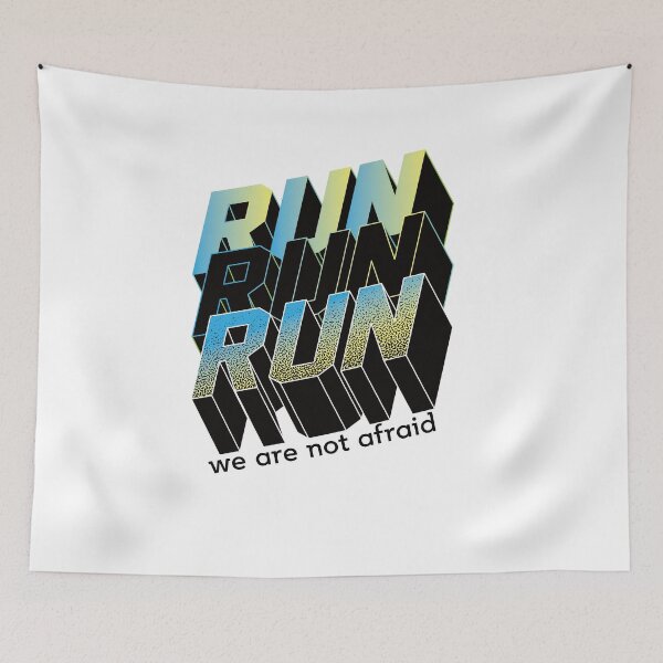 Item preview, we are not afraid run  designed and sold by Queengood.