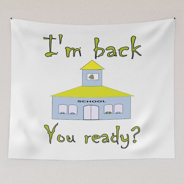 Item preview, back to school I'm back designed and sold by CottagePop.