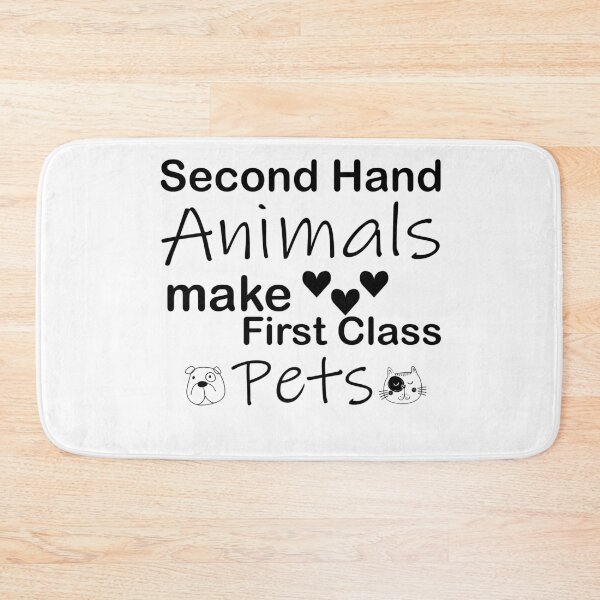 Item preview, Second Hand Animals Make First Class Pets Shirt designed and sold by YSNbr.