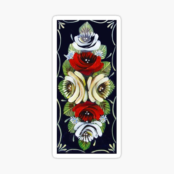 Item preview,  Decorative Blue Roses and Castles Narrowboat Panel designed and sold by Penny Taylor- Beardow.