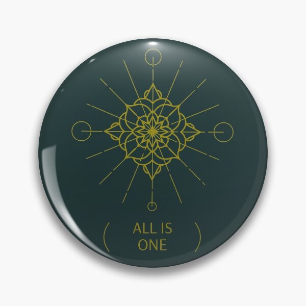 Item preview, All Is One mandala zen quote spiritual gifts designed and sold by KiriBrero.