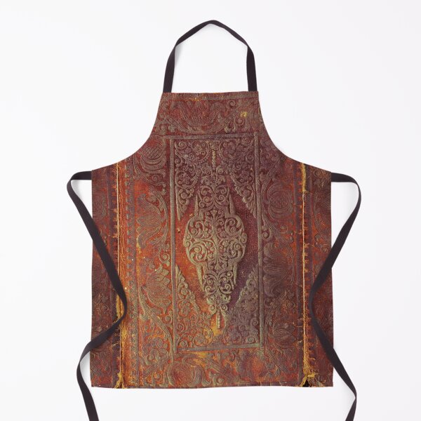 Item preview, Antique Gold and Brown Leather Book Cover designed and sold by thaneydesign.