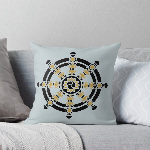 Item preview, Dharma Wheel of Fortune, Buddhism, Auspicious Symbol designed and sold by nitty-gritty.
